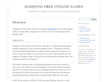 Tablet Screenshot of mahjongfreeonline.net